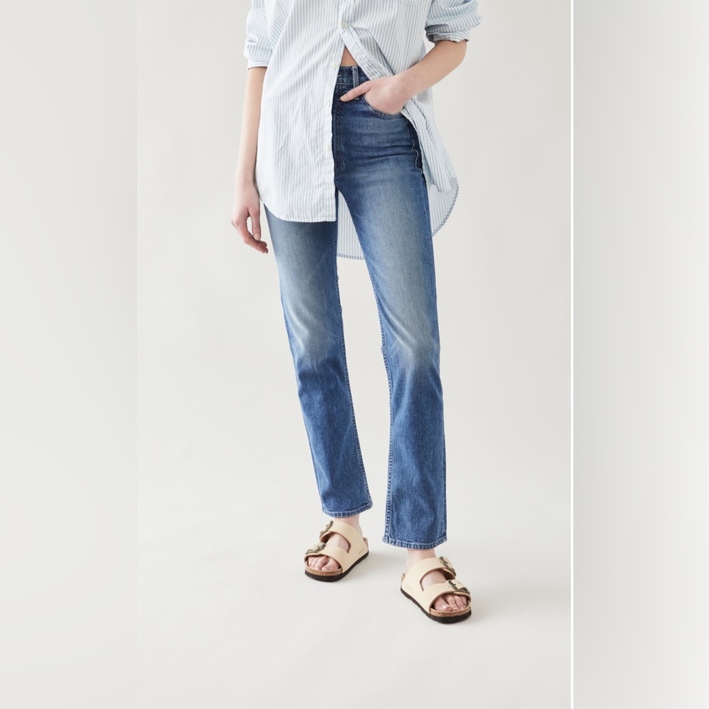 Mother High Waisted Rider Skimp Jeans